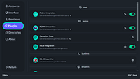 External Plugins system